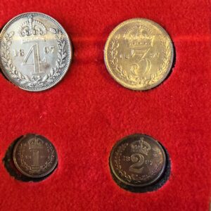 1897 VICTORIA MAUNDY SET