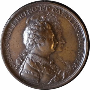 1795 MARRIAGE OF THE PRINCE OF WALES TO CAROLINE OF BRUNSWICK MEDALLION