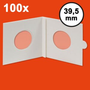 HARTBERGER Coin holders self adhesive, 39,5 mm - pack of 100