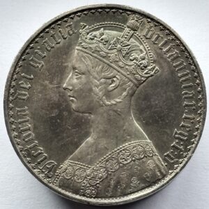 1847 GOTHIC CROWN - PLAIN EDGE