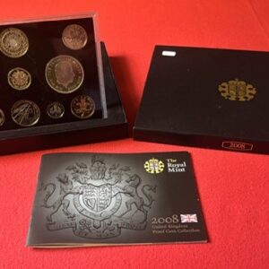 2008 UNITED KINGDOM PROOF COIN COLLECTION - ROYAL MINT