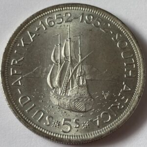 1952 South Africa .500 Silver Crown - Uncirculated