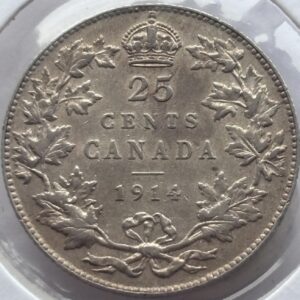 1914 CANADA 25 CENTS - GEORGE V