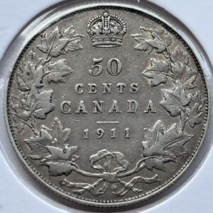 1911 CANADA 50 CENTS - GEORGE V