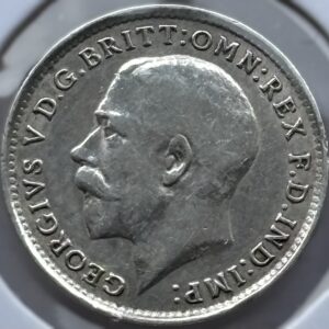 1919 KING GEORGE V SILVER THREEPENCE
